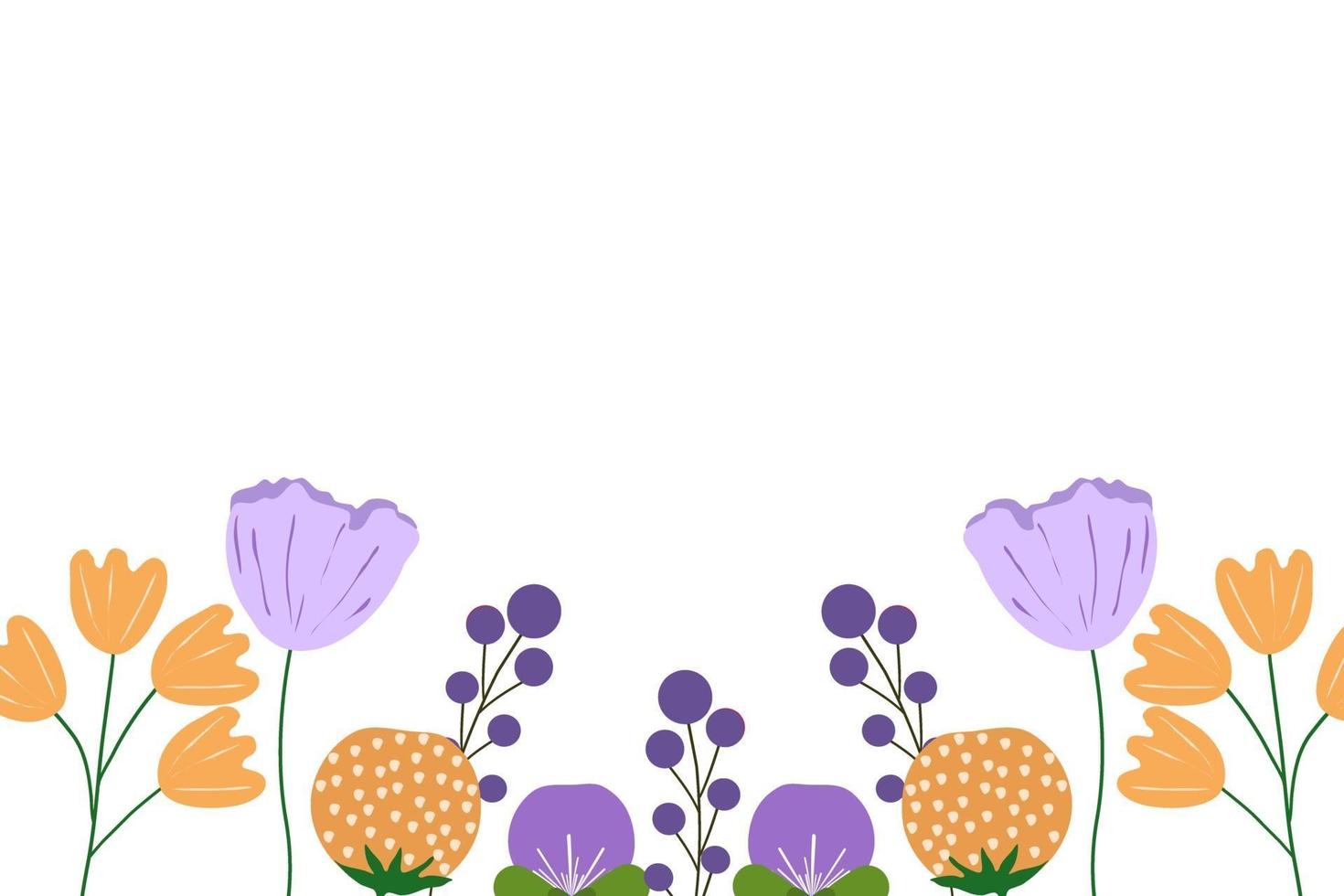 vector de fondo floral