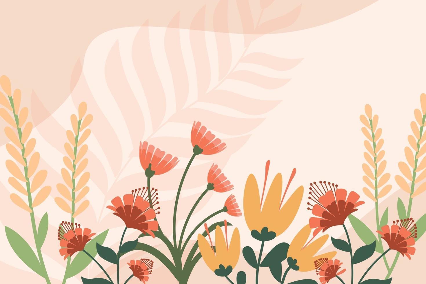 vector de fondo floral