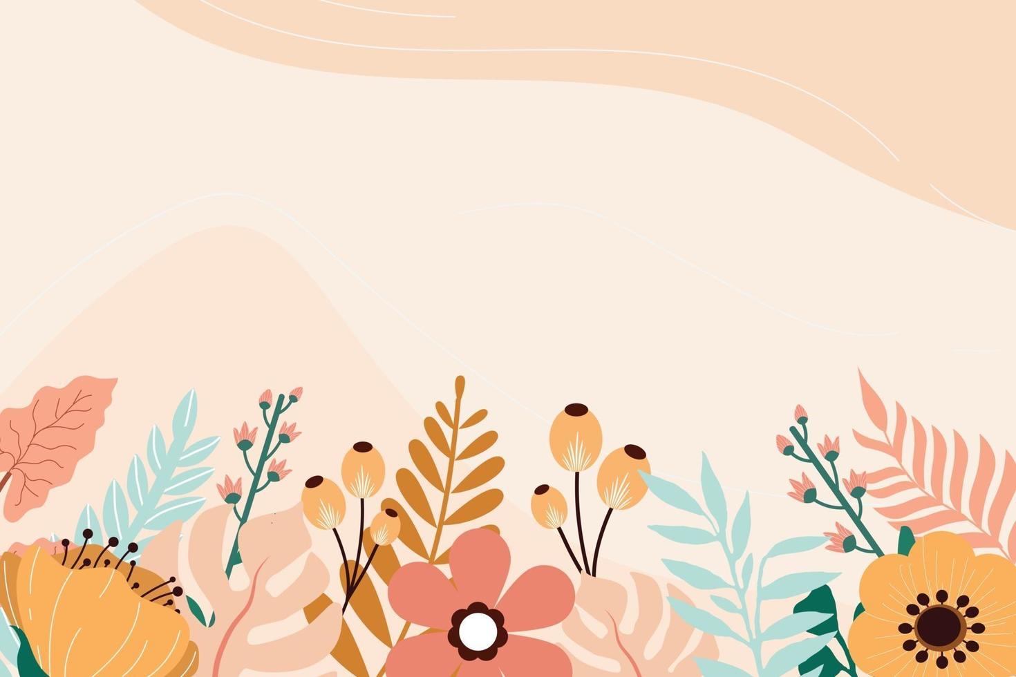 Beauty Floral Background Vector