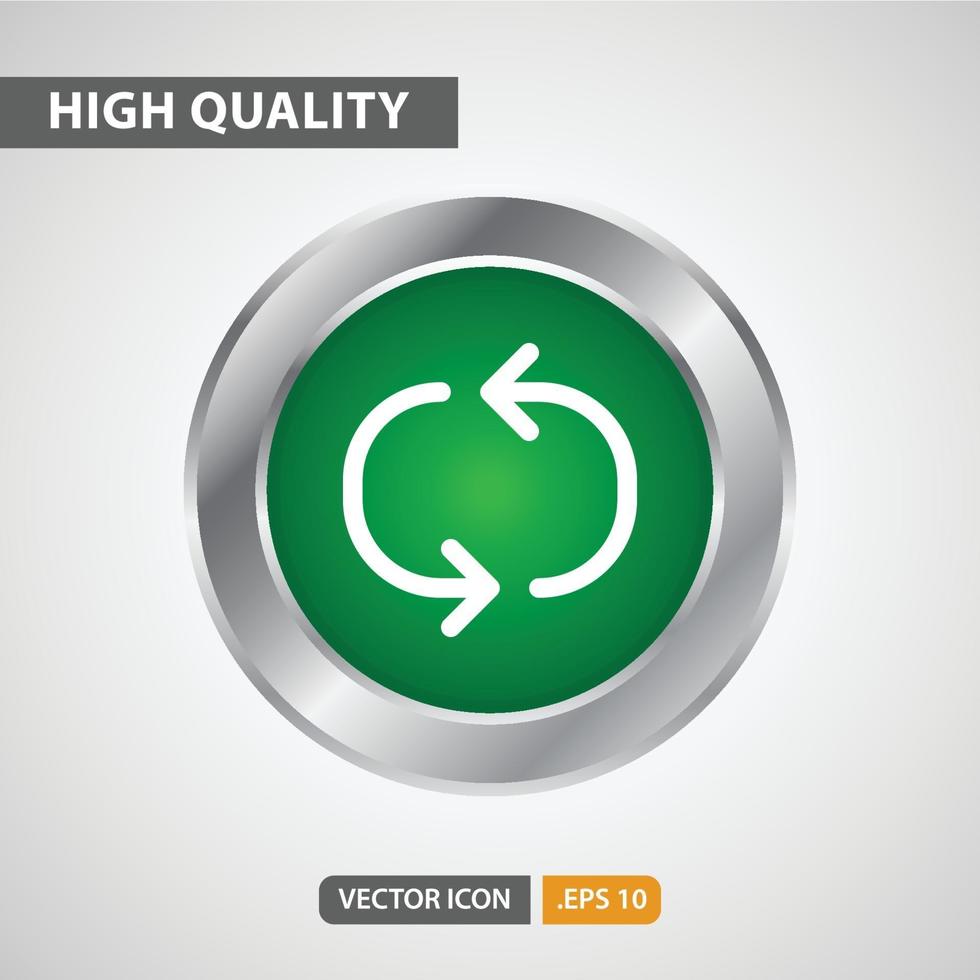 refresh icon for your web site design, logo, app, UI. Vector graphics illustration and editable stroke. EPS 10.