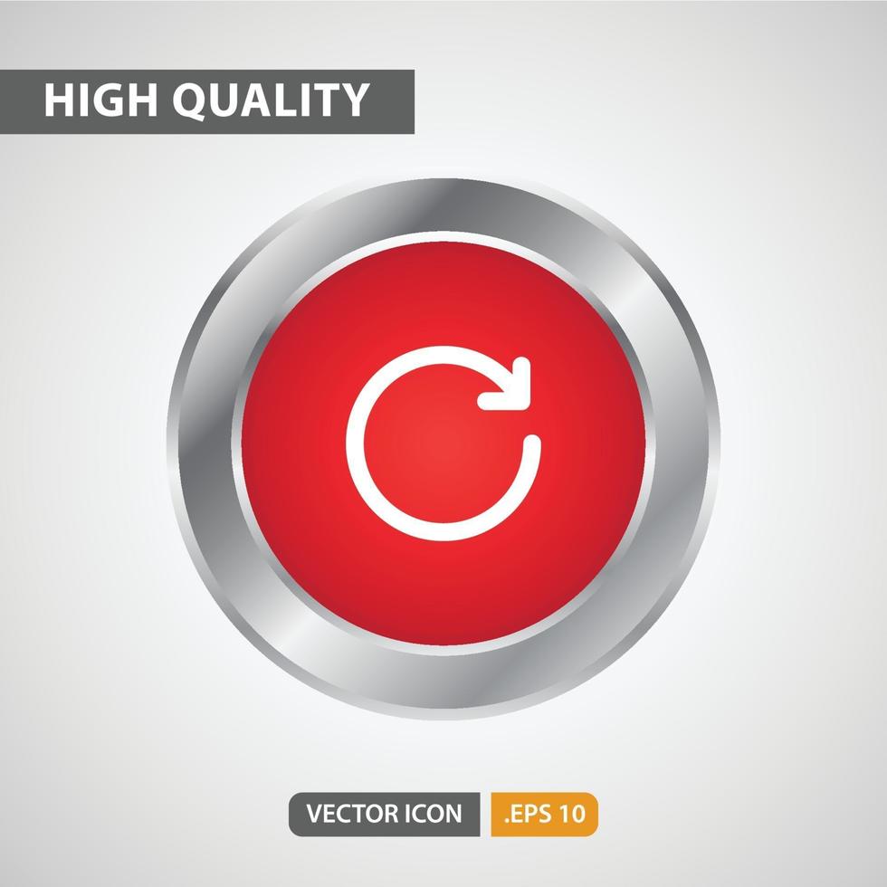 refresh icon for your web site design, logo, app, UI. Vector graphics illustration and editable stroke. EPS 10.