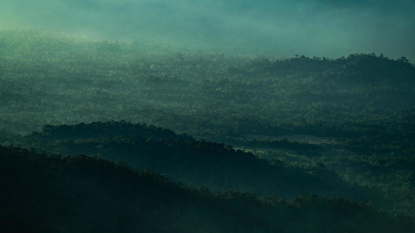 Mountains at dusk photo