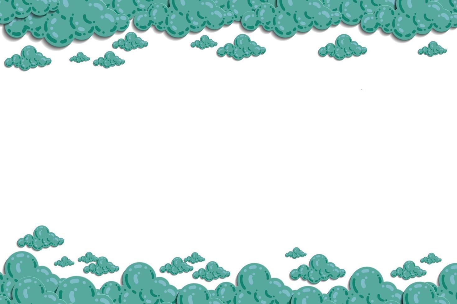 cloud with sky illustration vector. color pastel and gradient shade. minimal illustration template for card, website, wallpaper kid, background and print. vector