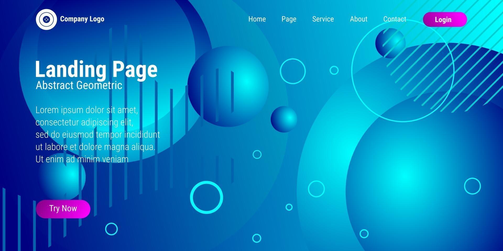 Abstract geometric circle shape background vector