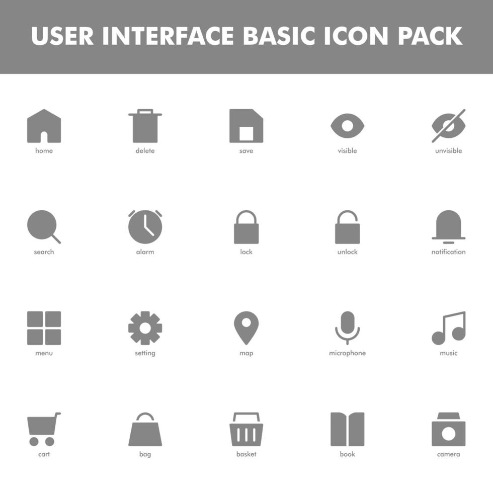 paquete de iconos de interfaz de usuario aislado sobre fondo blanco. para el diseño de su sitio web, logotipo, aplicación, interfaz de usuario. Ilustración de gráficos vectoriales y trazo editable. eps 10. vector