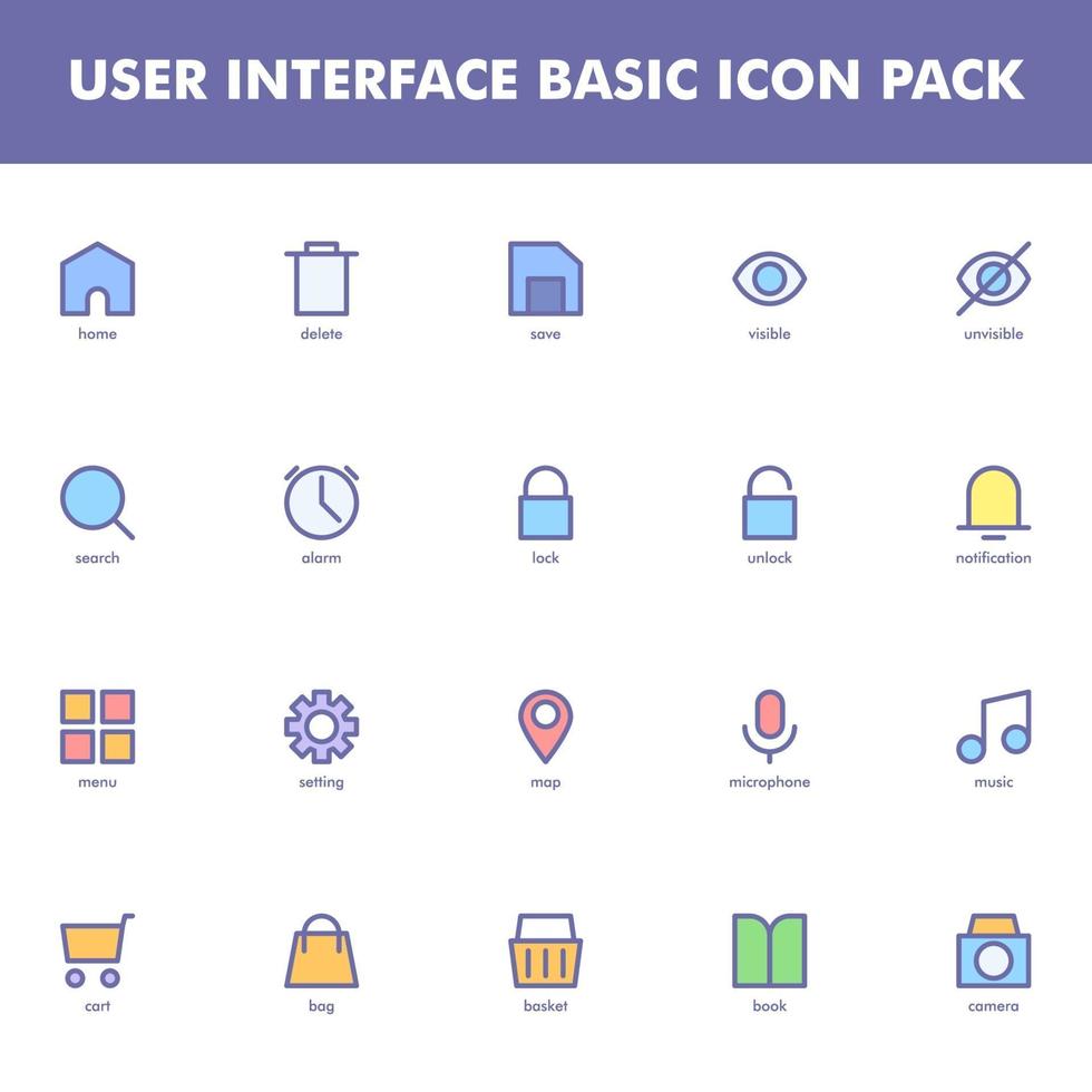 User interface icon pack isolated on white background. for your web site design, logo, app, UI. Vector graphics illustration and editable stroke. EPS 10.