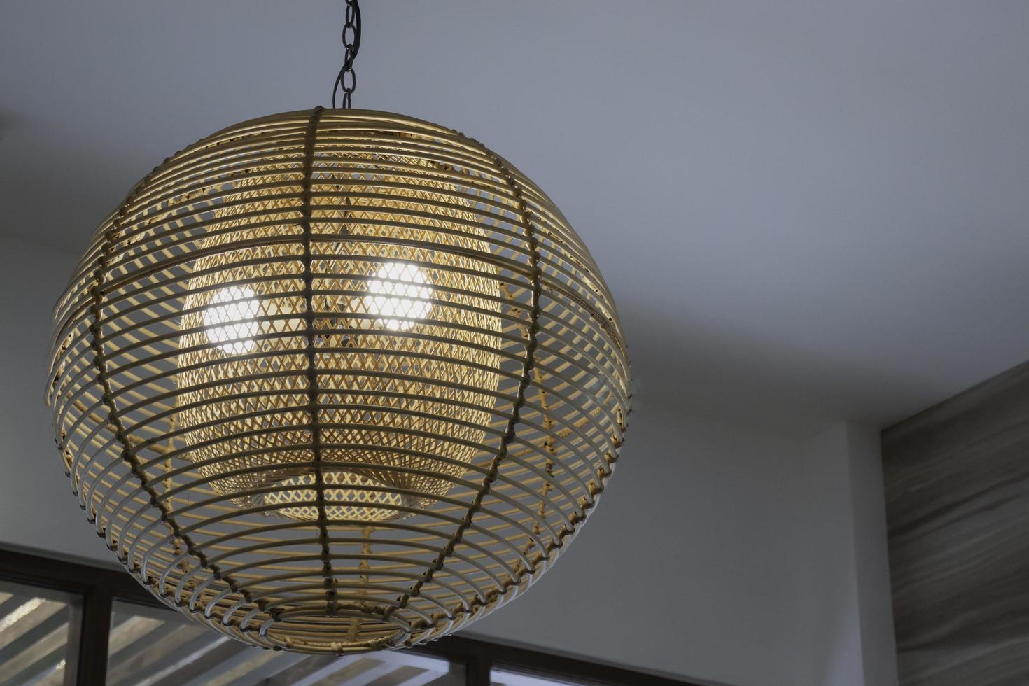 Hanging pendant lamp photo