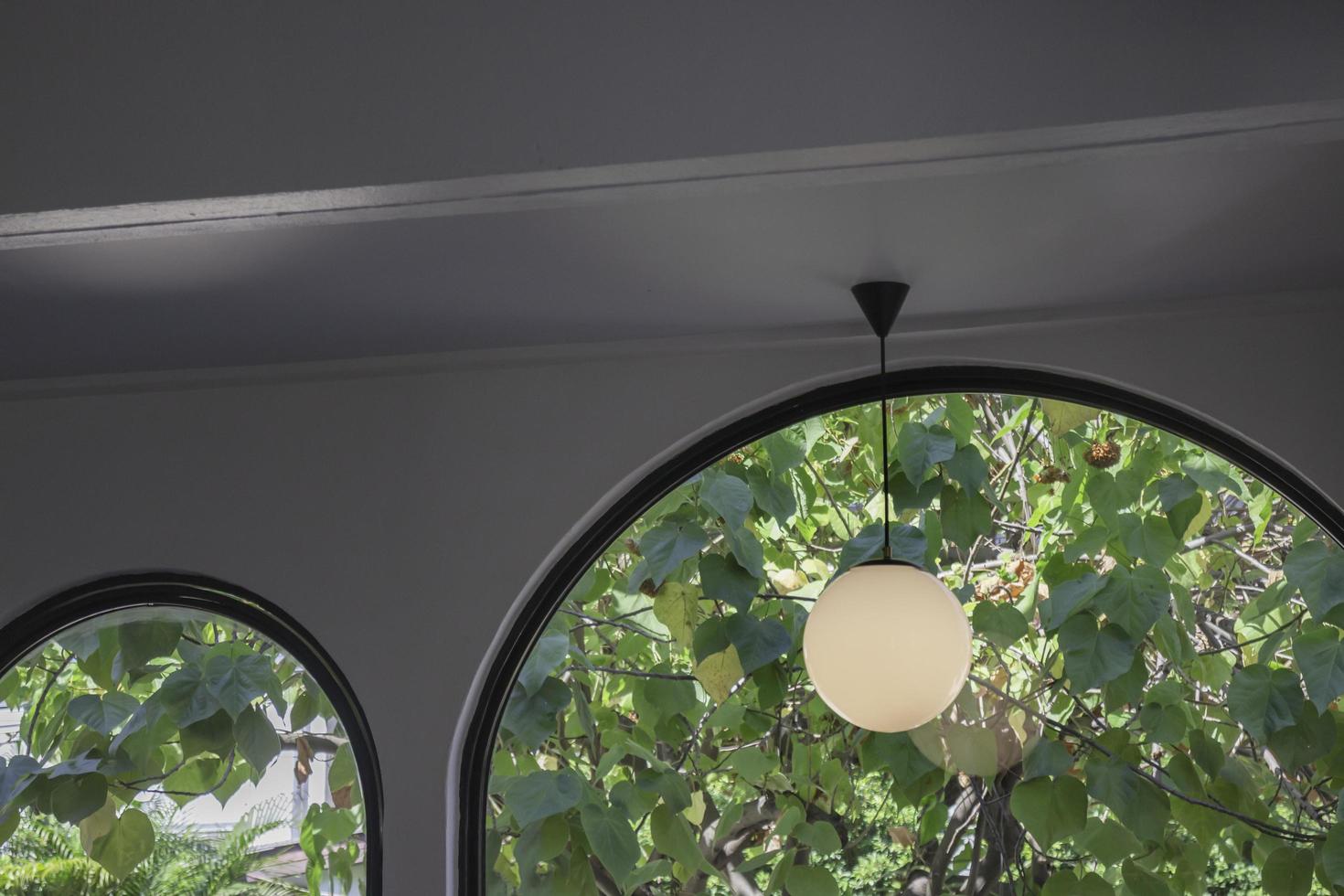 Hanging light fixture photo