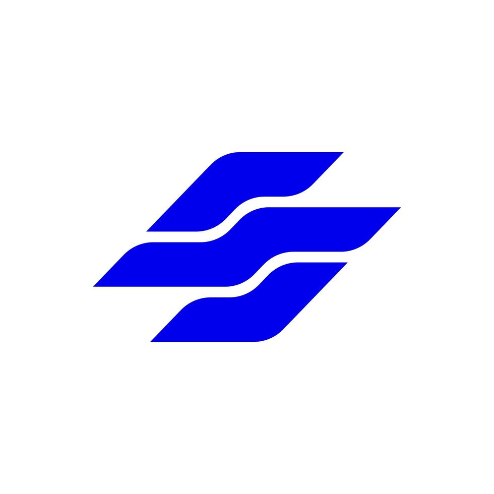 Creative letter S logo design template vector