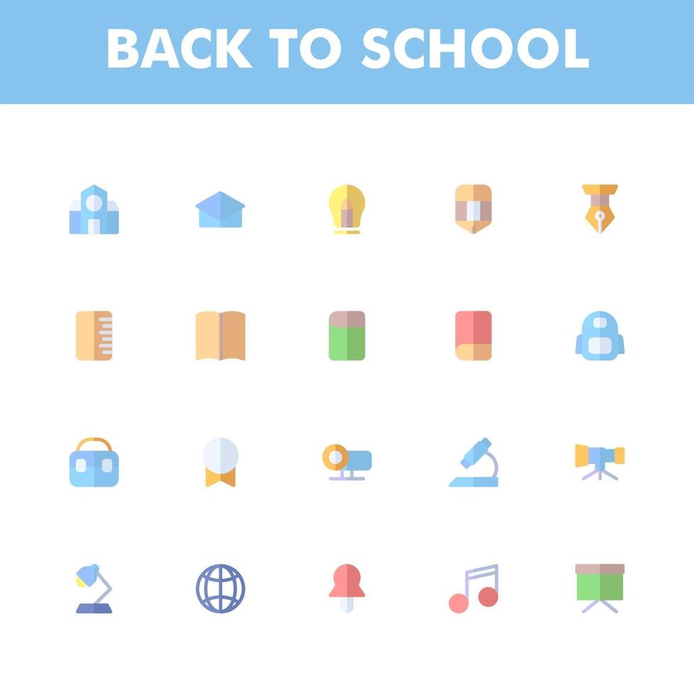 Education icon pack isolated on white background. for your web site design, logo, app, UI. Vector graphics illustration and editable stroke. EPS 10.