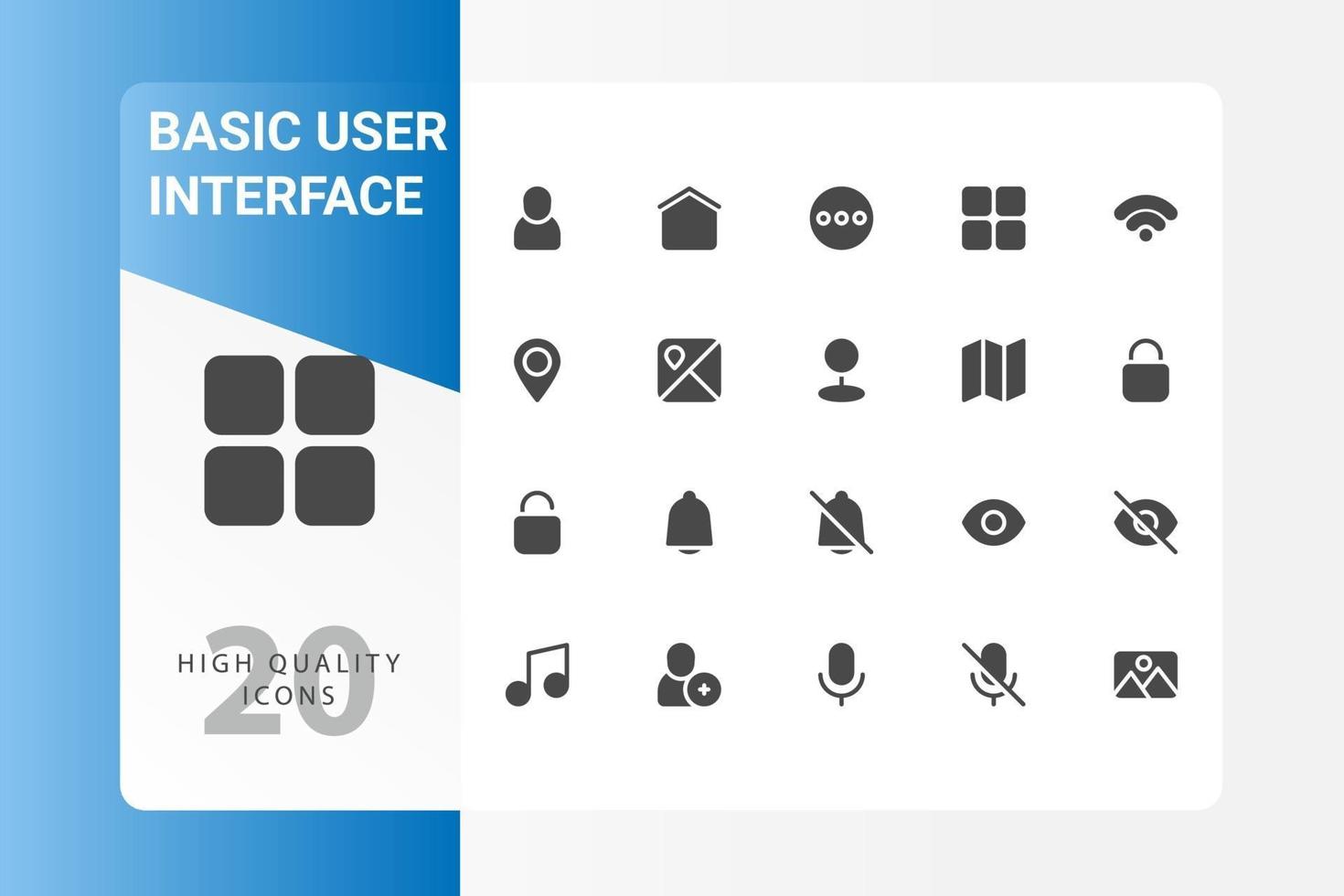 User Interface icon pack isolated on white background. for your web site design, logo, app, UI. Vector graphics illustration and editable stroke. EPS 10.