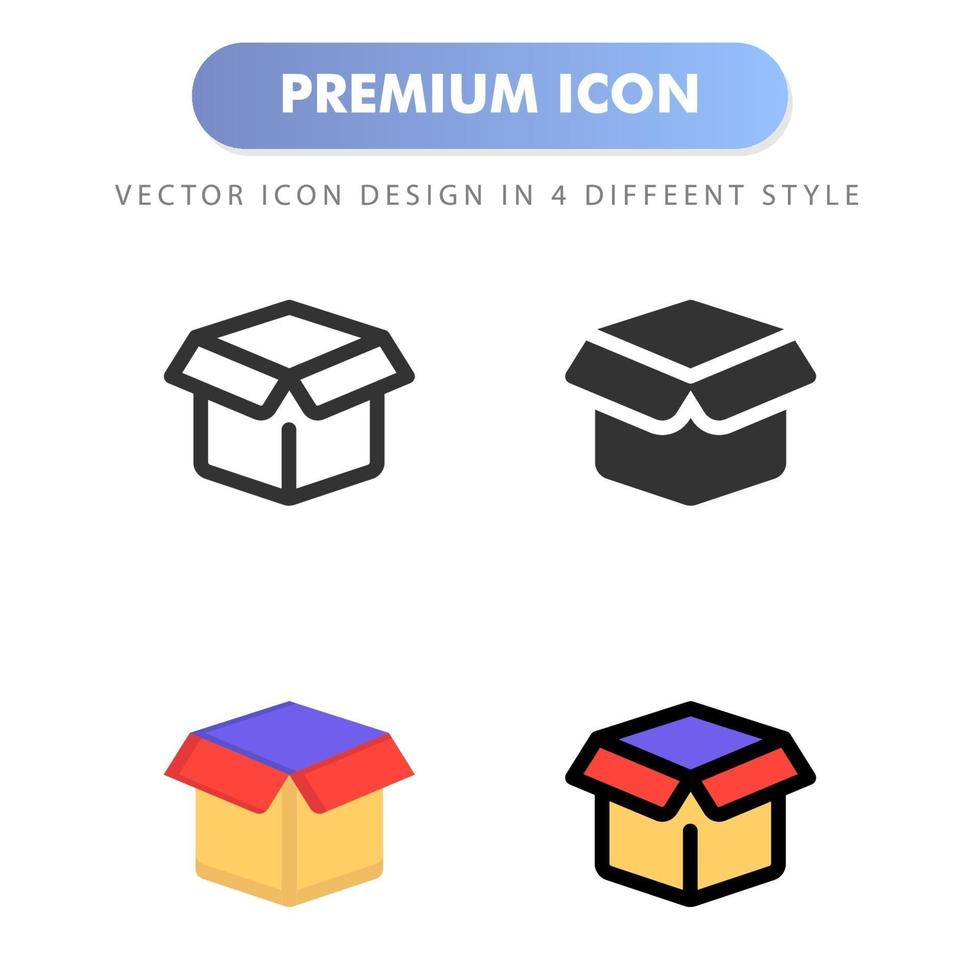 box icon for your web site design, logo, app, UI. Vector graphics illustration and editable stroke. icon design EPS 10.