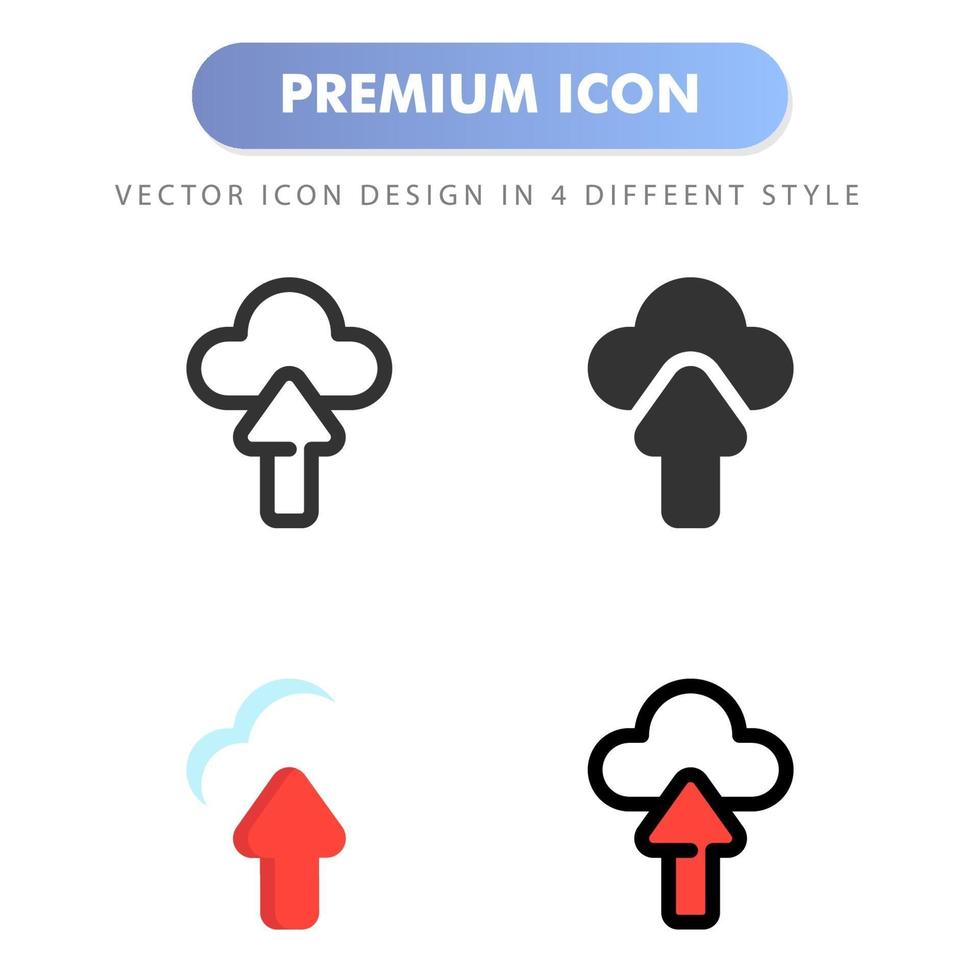 upload icon for your web site design, logo, app, UI. Vector graphics illustration and editable stroke. icon design EPS 10.