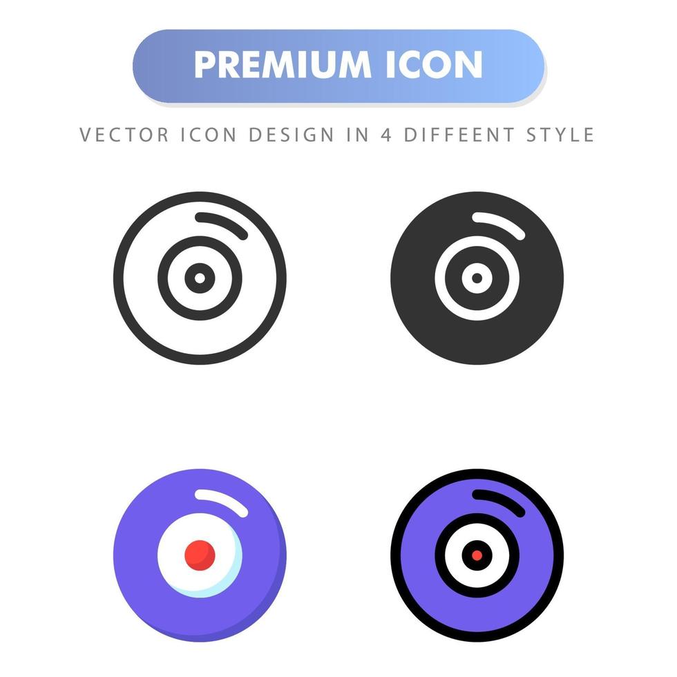 icono de disco para el diseño de su sitio web, logotipo, aplicación, interfaz de usuario. Ilustración de gráficos vectoriales y trazo editable. diseño de icono eps 10. vector