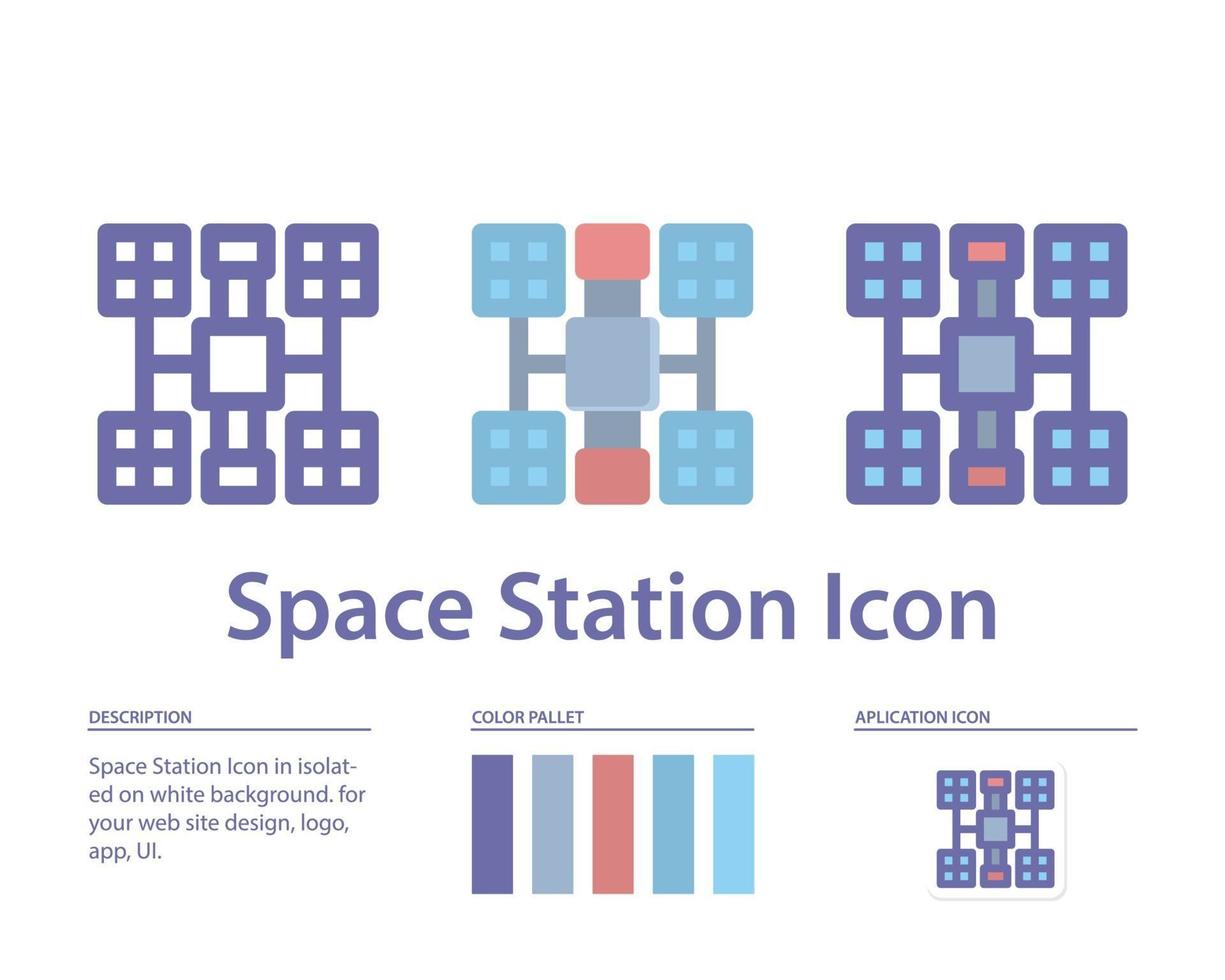 station space icon in isolated on white background. for your web site design, logo, app, UI. Vector graphics illustration and editable stroke. EPS 10.