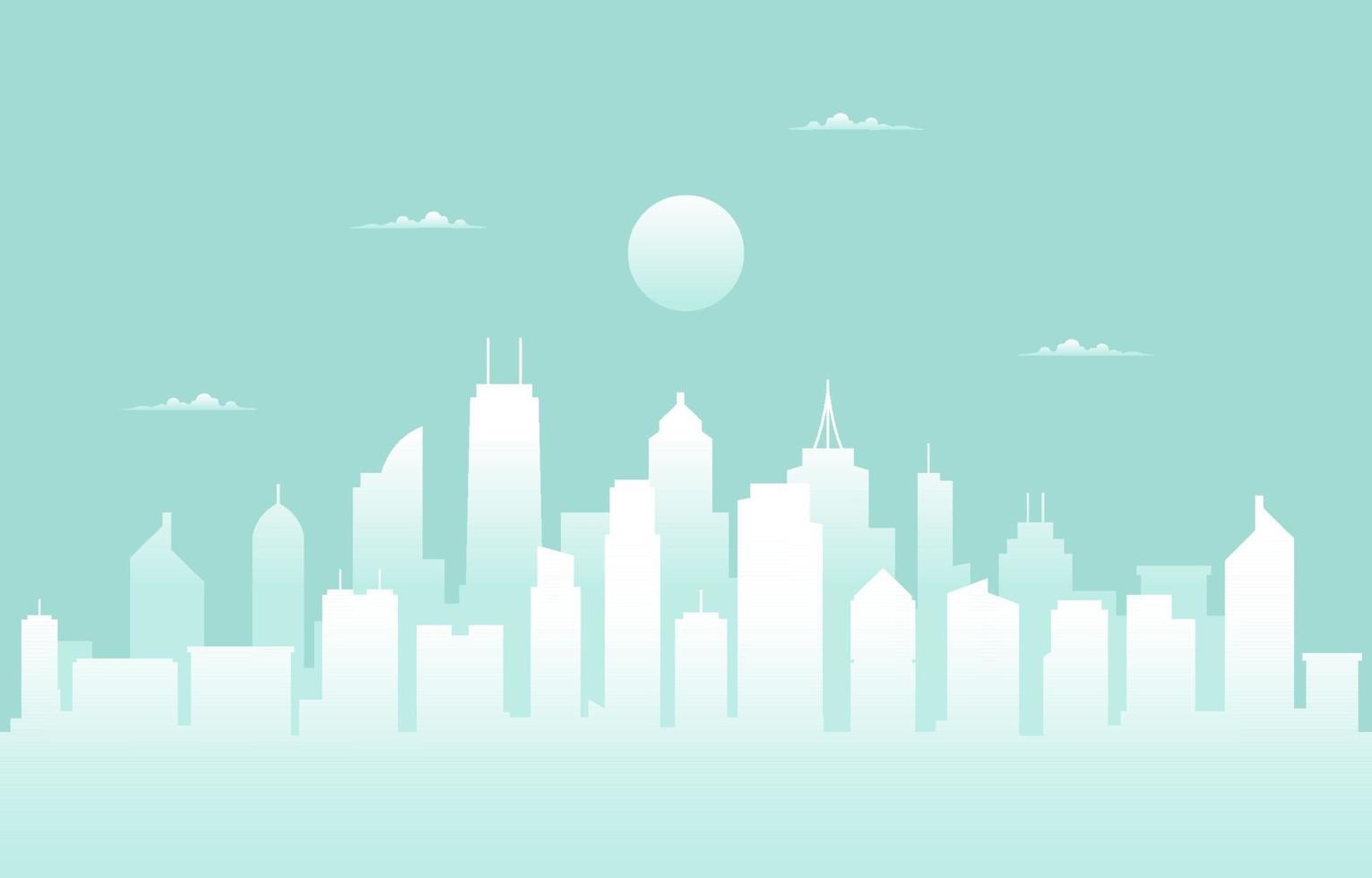 City Building Construction Cityscape Skyline Business Illustration vector