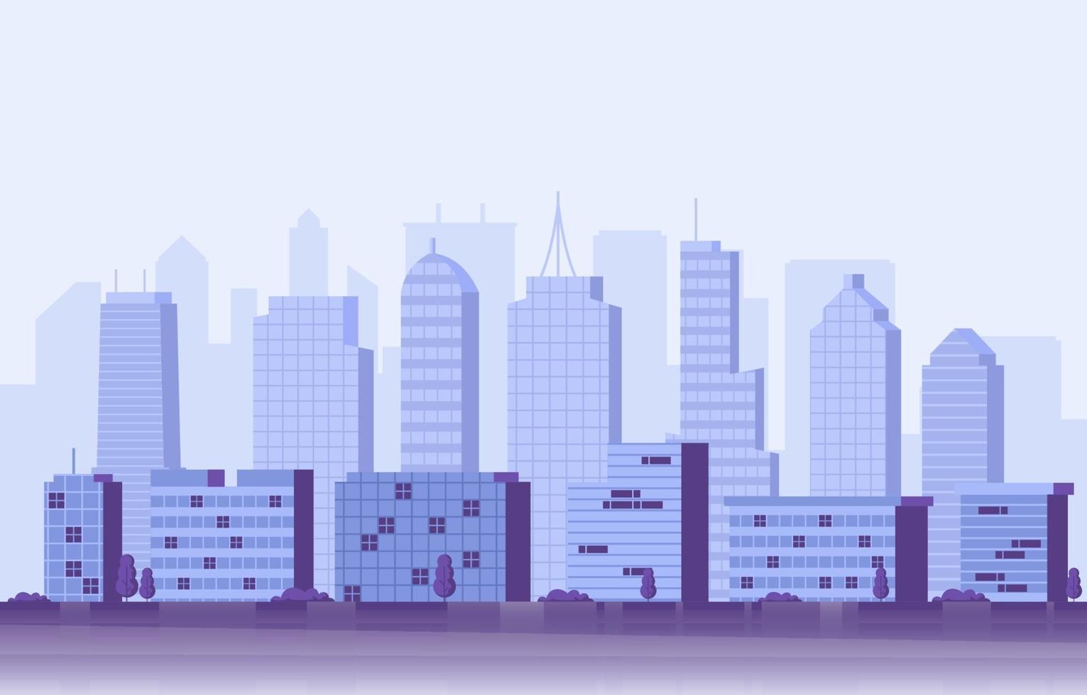 Building Architecture Construction Cityscape Skyline Business Illustration vector