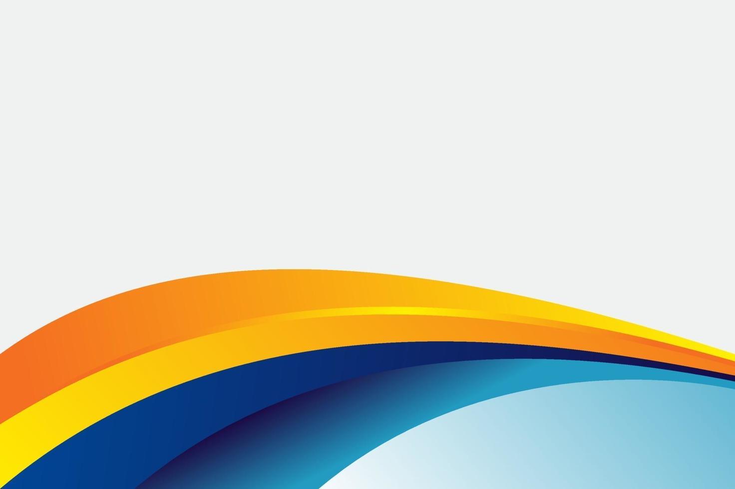 Elegant stylish blue wave background vector