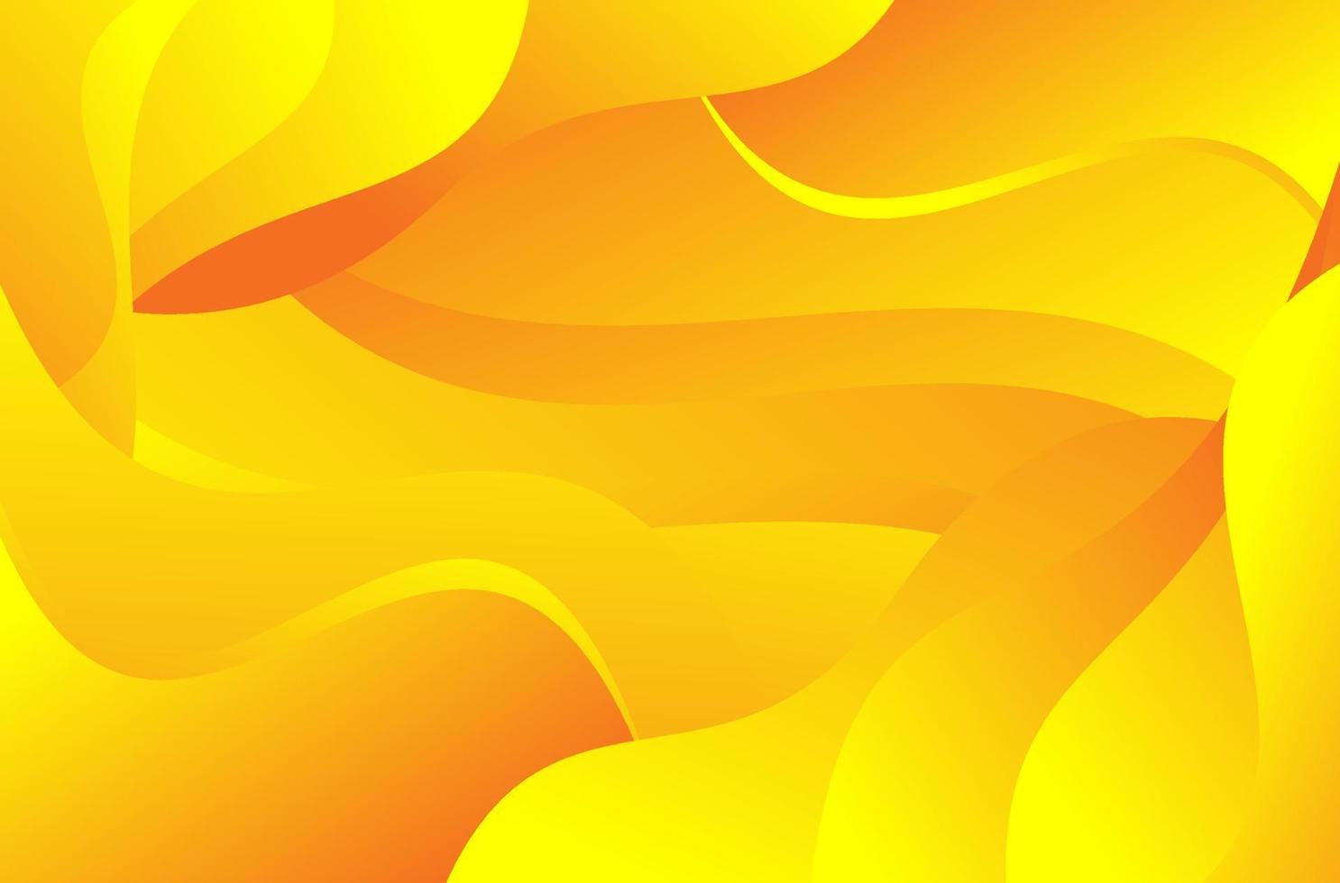 yellow wave style background design vector