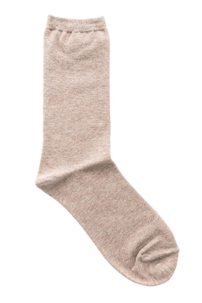 Socks on white background photo