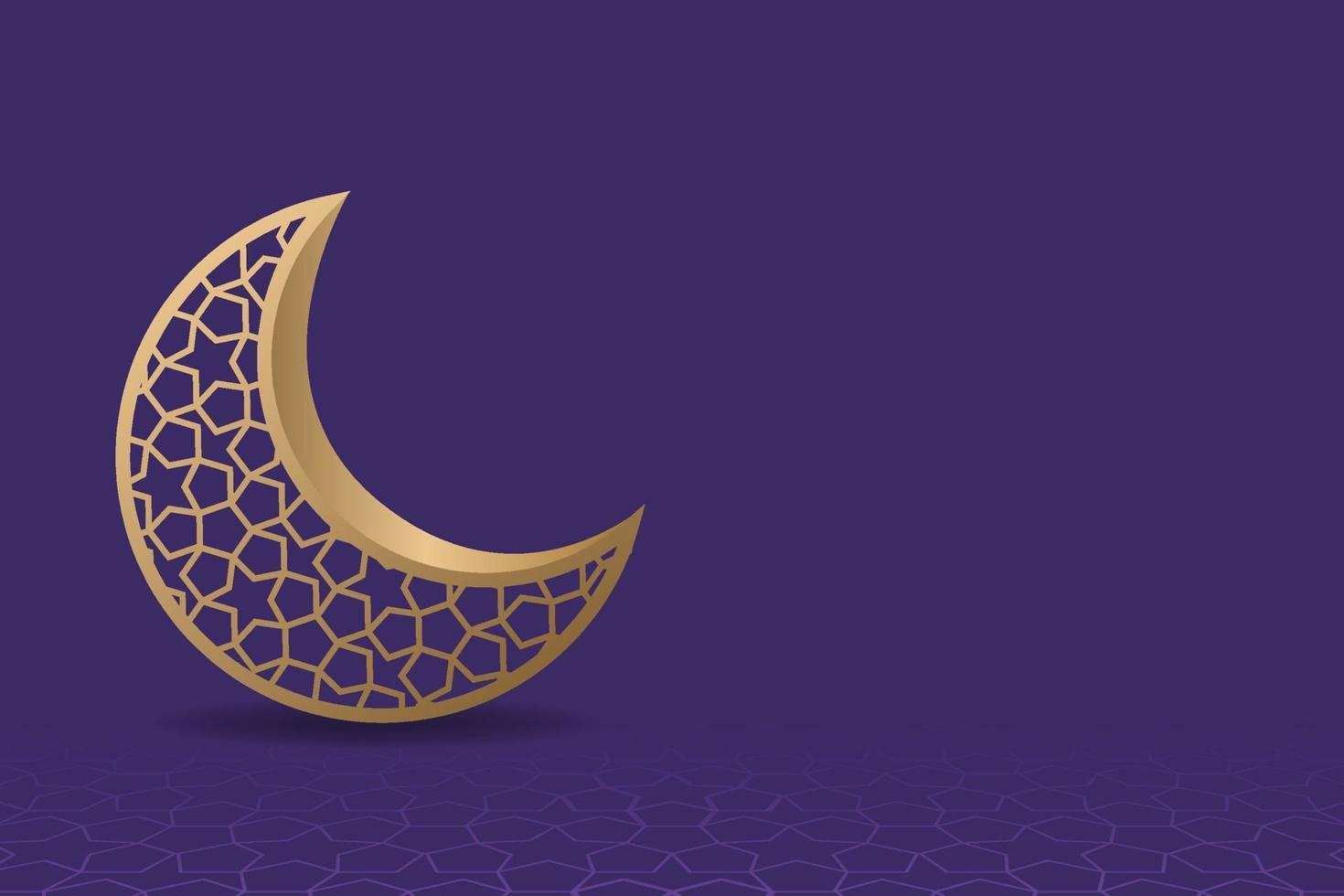 Ramadan kareem background in realistic style. vector
