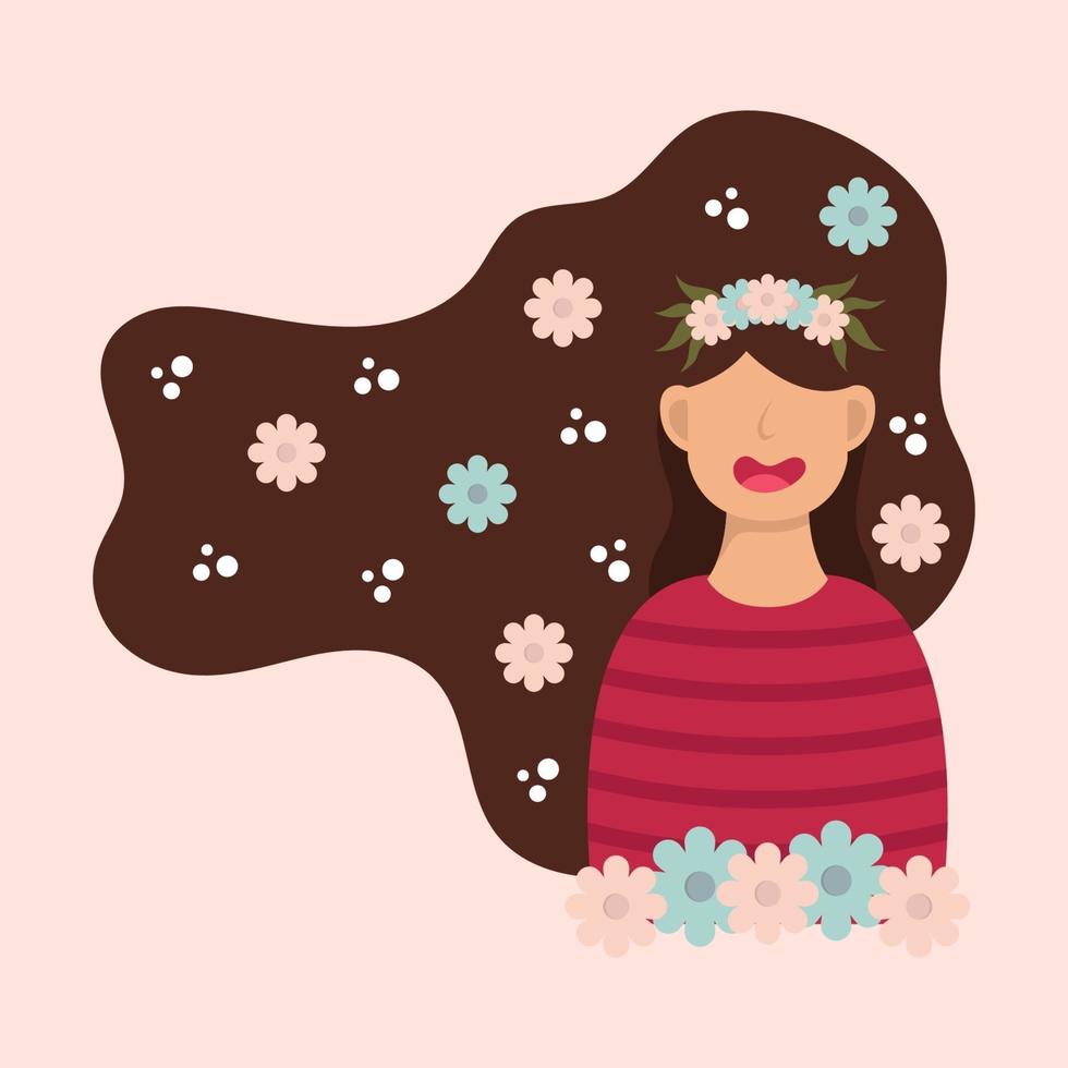 International happy women's day design vector