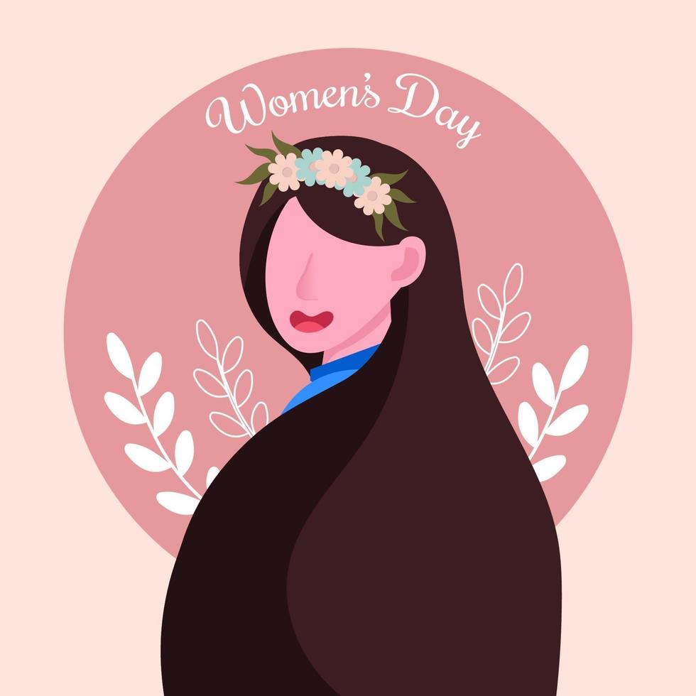 International happy women's day banner vector