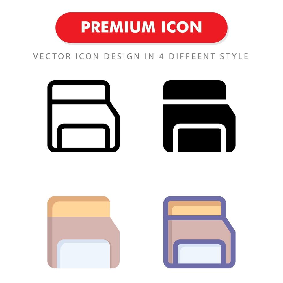 memory card icon pack isolated on white background. for your web site design, logo, app, UI. Vector graphics illustration and editable stroke. EPS 10.