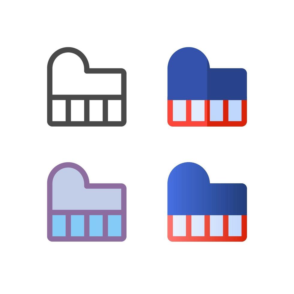 keyboard icon pack isolated on white background. for your web site design, logo, app, UI. Vector graphics illustration and editable stroke. EPS 10.