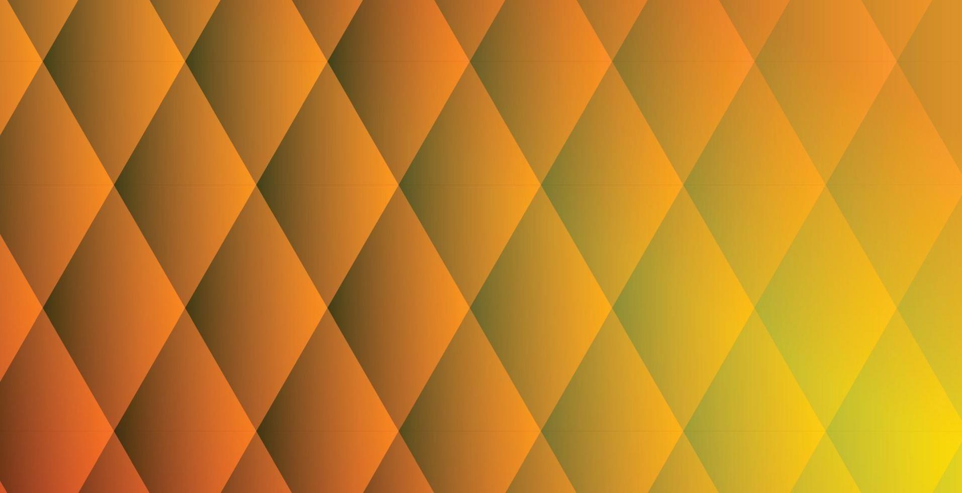 Yellow modern polygonan, geometric abstract, luxury background with copy space vector