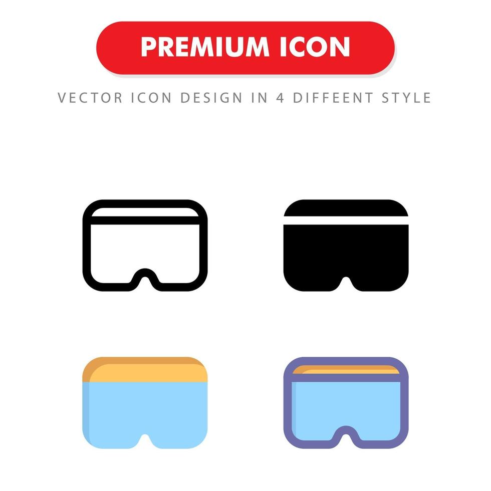 paquete de iconos de realidad virtual aislado sobre fondo blanco. para el diseño de su sitio web, logotipo, aplicación, interfaz de usuario. Ilustración de gráficos vectoriales y trazo editable. eps 10. vector