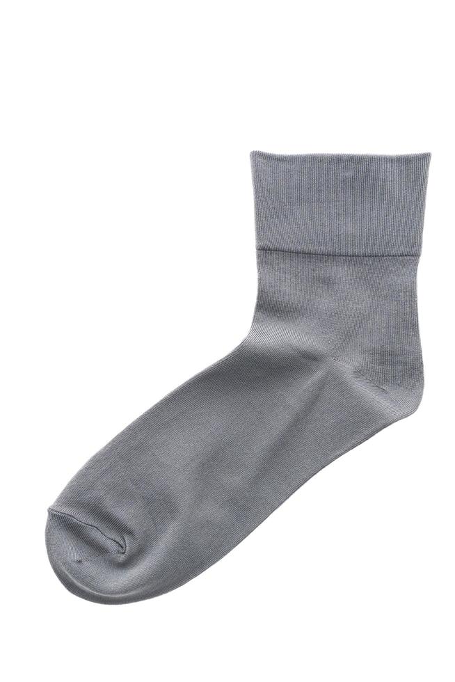 Socks on white background photo