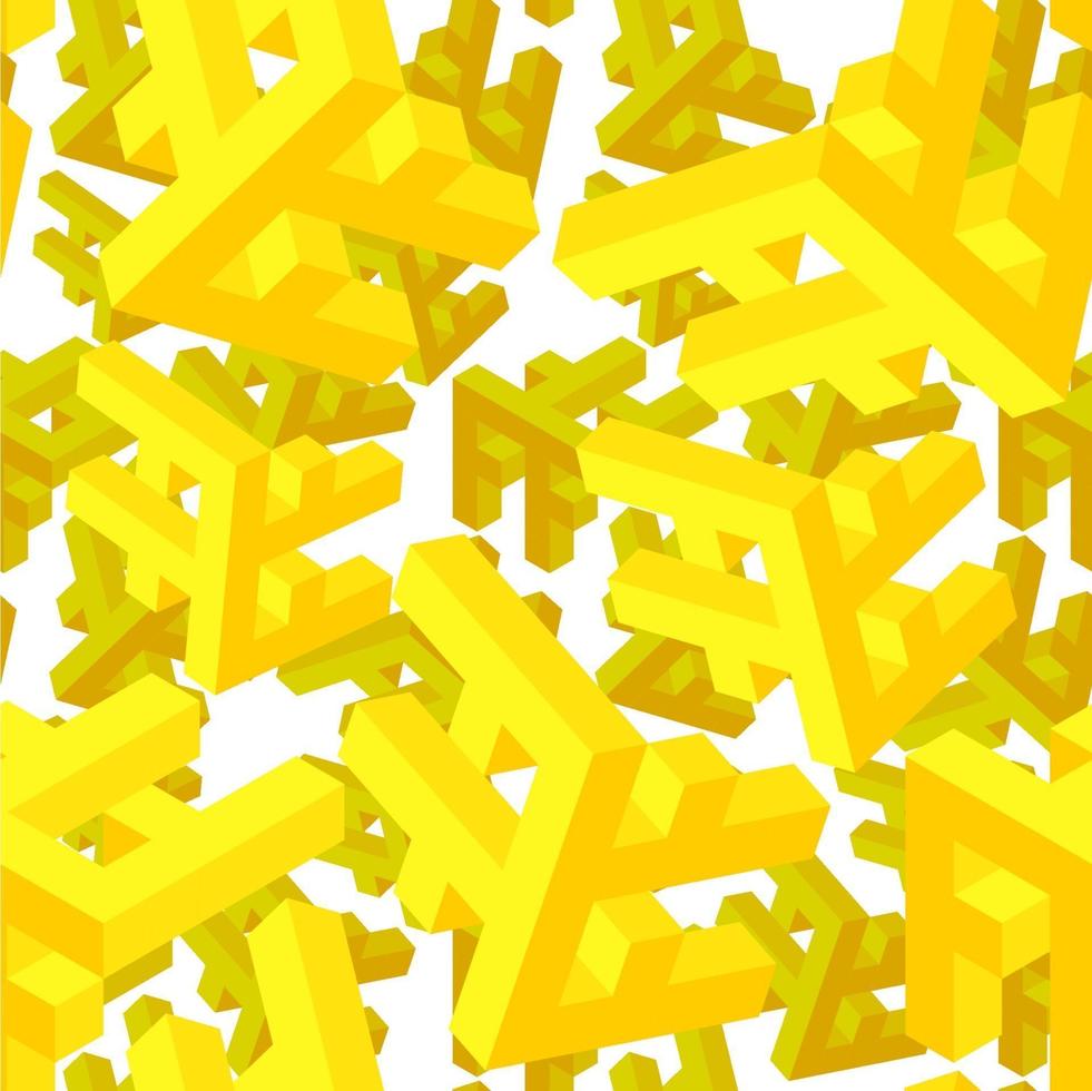 3d perspective repeat object pattern design 2139163 Vector Art at Vecteezy