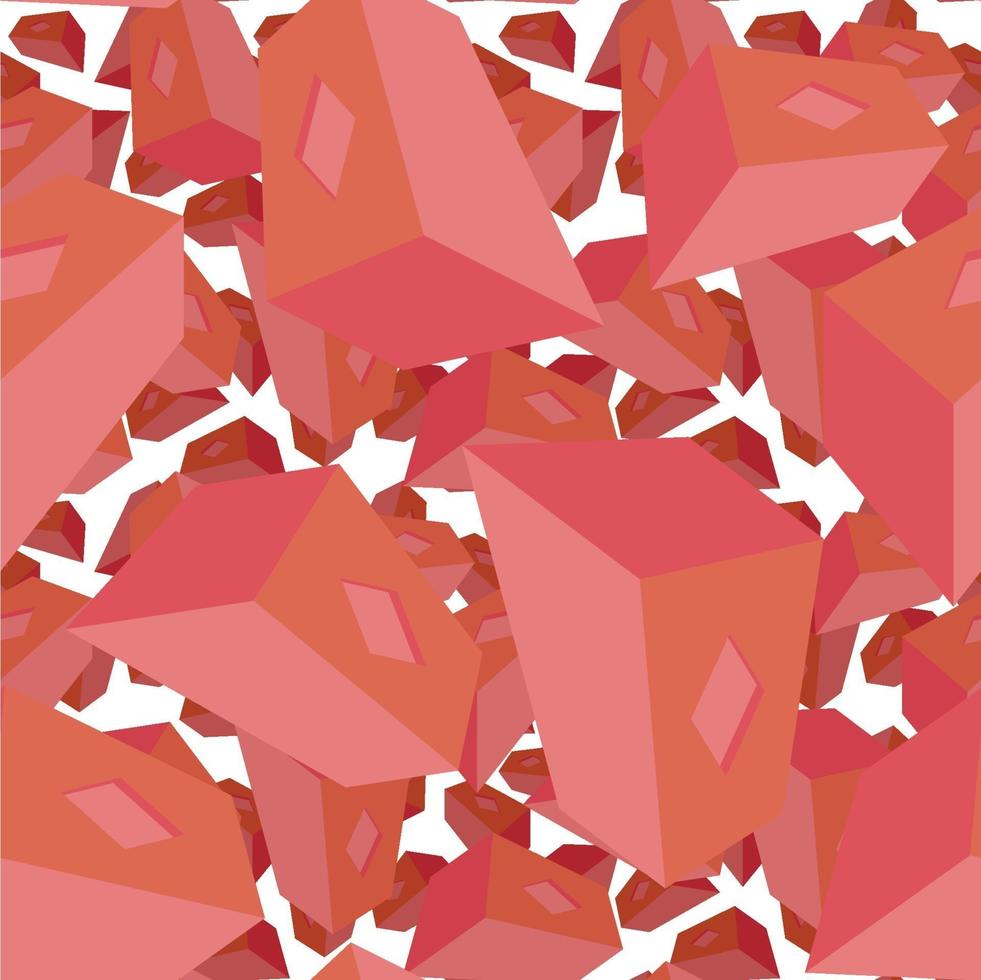 3d perspective repeat object pattern design 2139164 Vector Art at Vecteezy