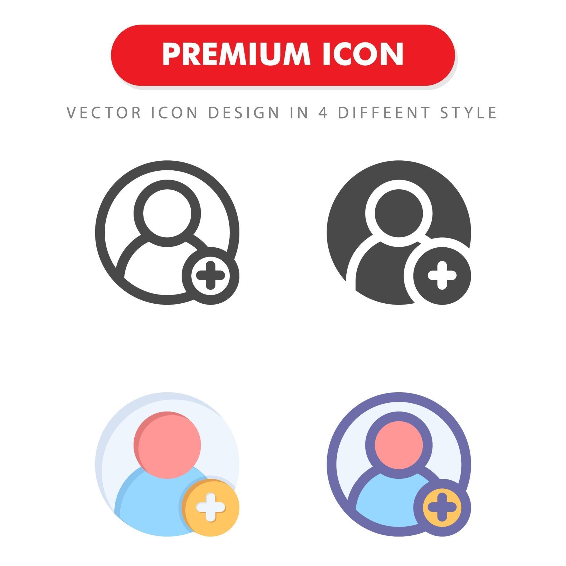 add friend icon pack isolated on white background. for your web site