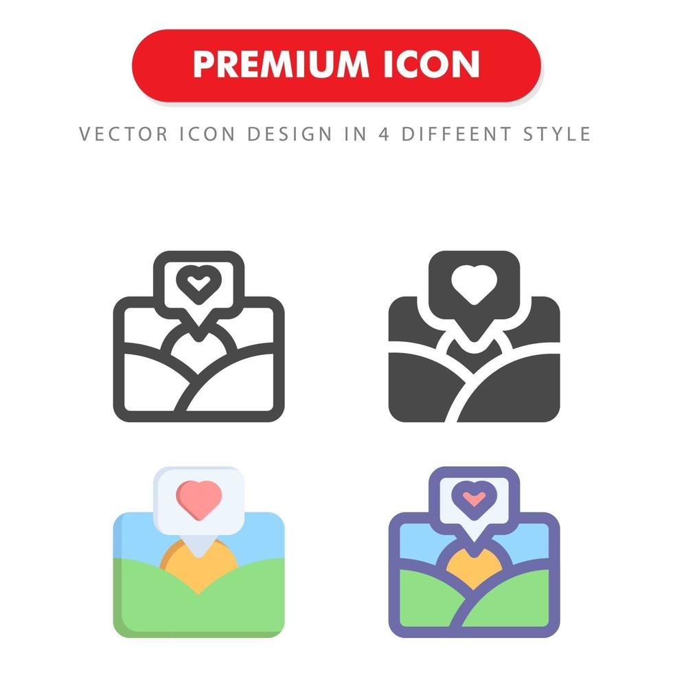 picture love icon pack isolated on white background. for your web site design, logo, app, UI. Vector graphics illustration and editable stroke. EPS 10.