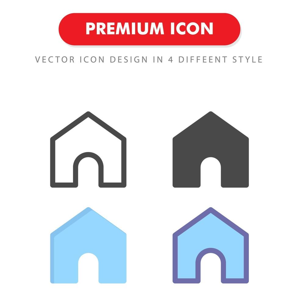 home icon pack isolated on white background. for your web site design, logo, app, UI. Vector graphics illustration and editable stroke. EPS 10.