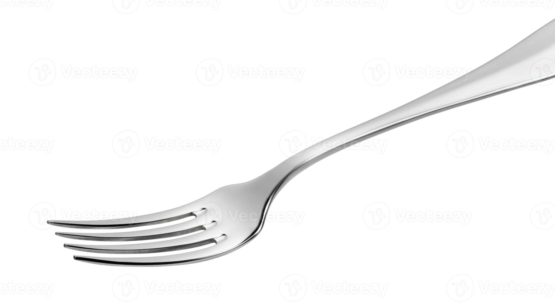 Fork isolated on white background photo