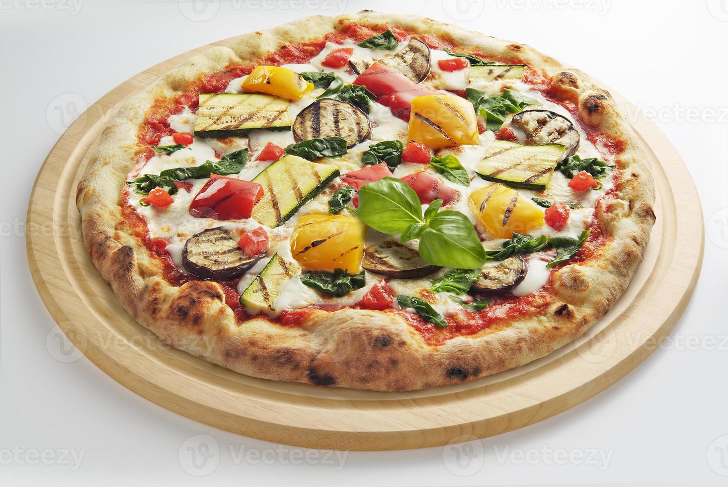 pizza con verduras foto