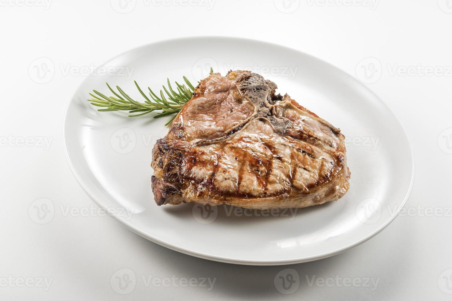 Chuletón de cerdo a la plancha foto