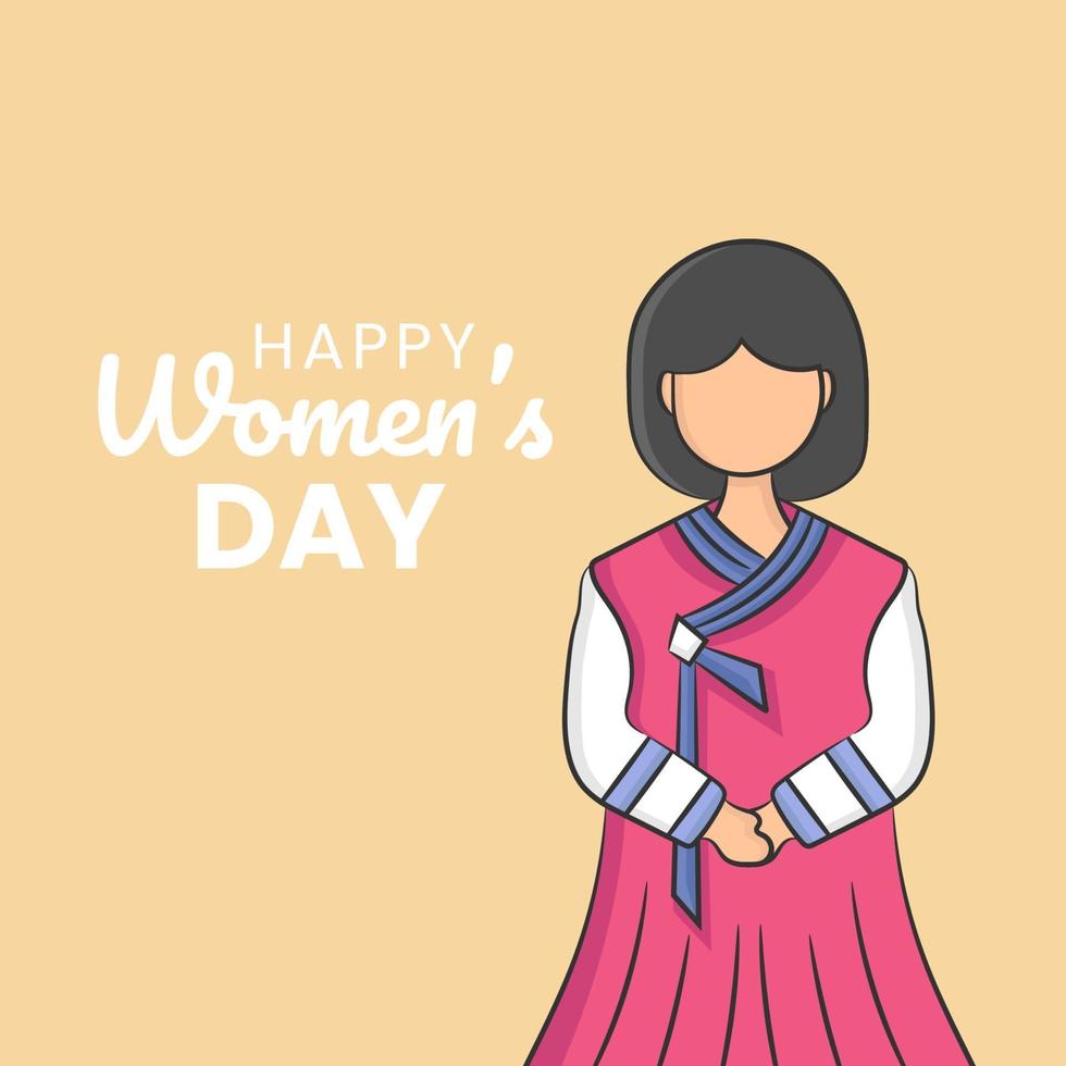 International happy women's day vector