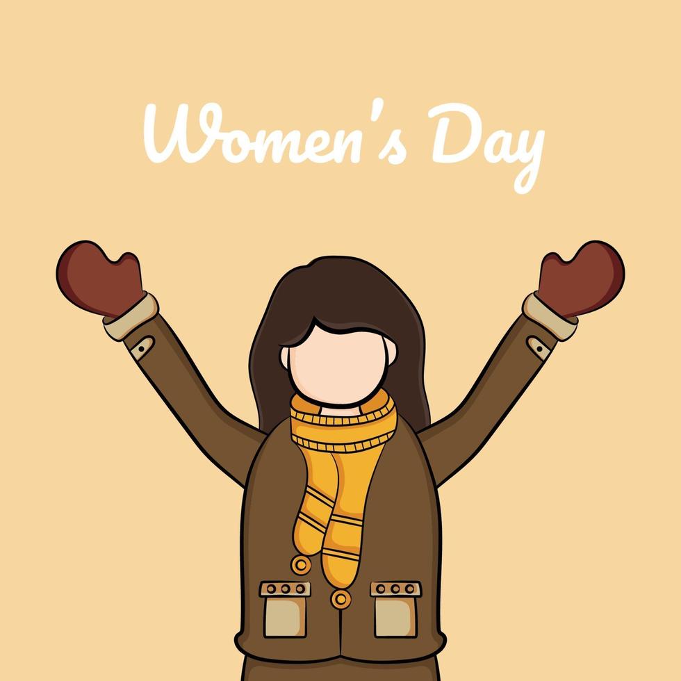 International happy women's day vector