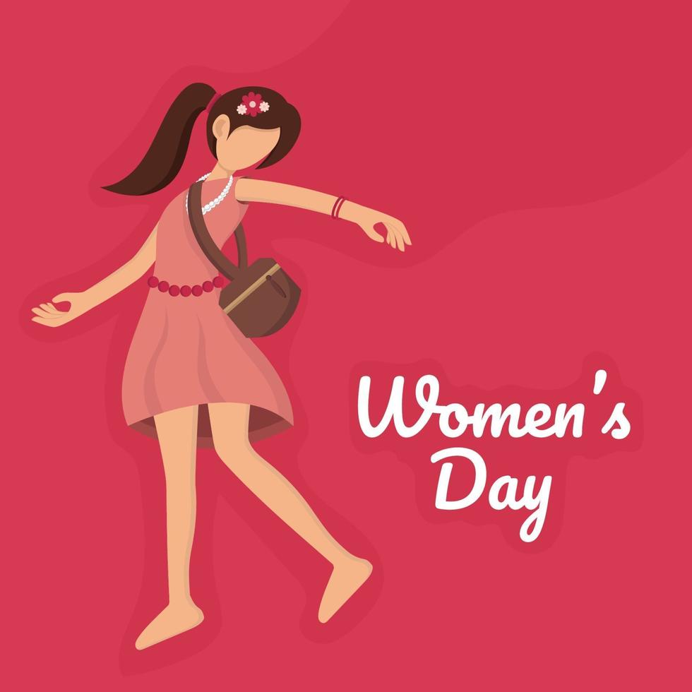 International happy women's day. vector