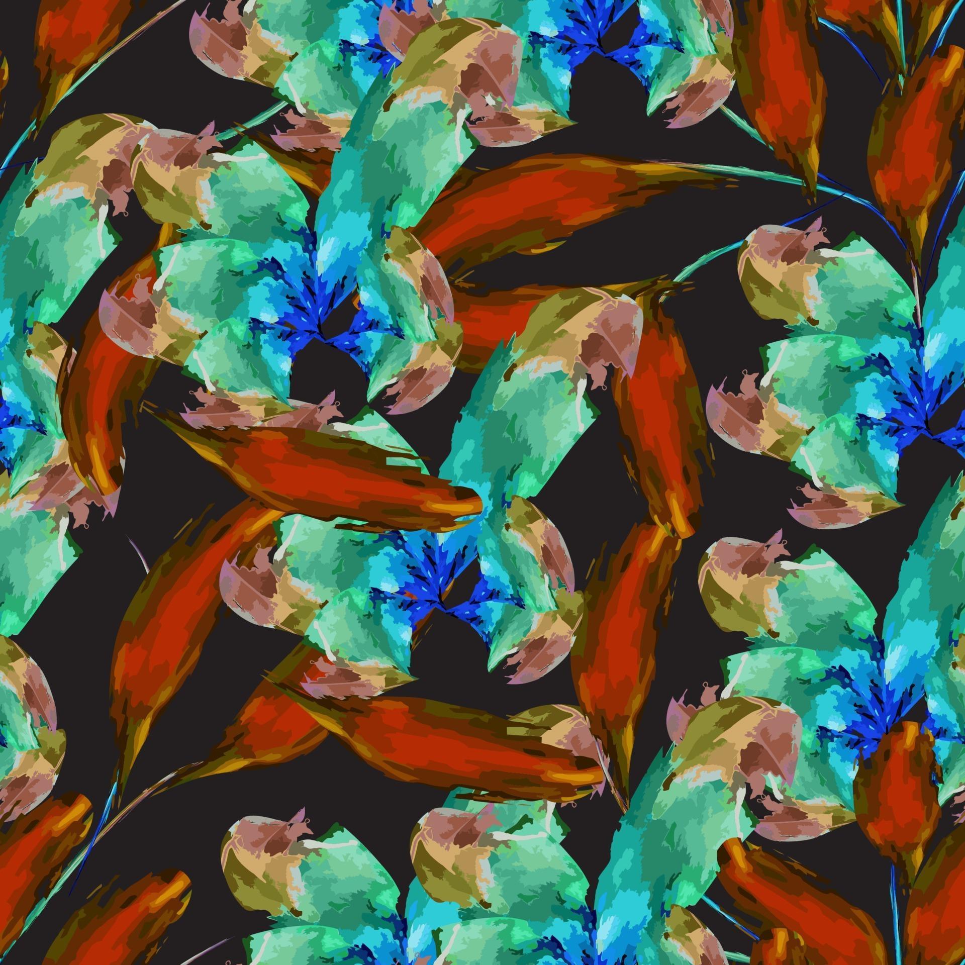 Modern minimal abstract floral organic pattern design ...