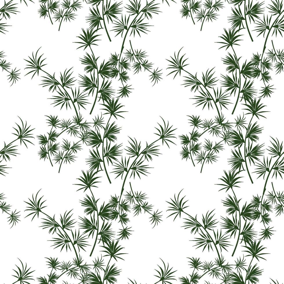 Abstract modern floral minimal organic pattern design vector