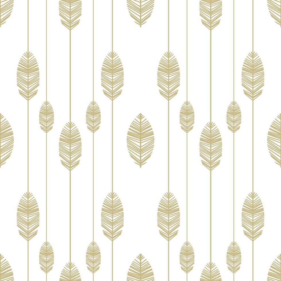 Modern floral minimal abstract organic pattern design vector