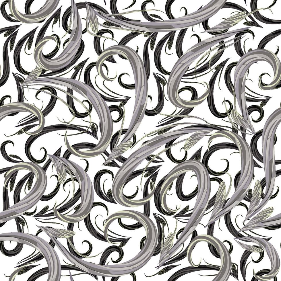 diseño de patrón de repetición floral orgánico abstracto moderno vector