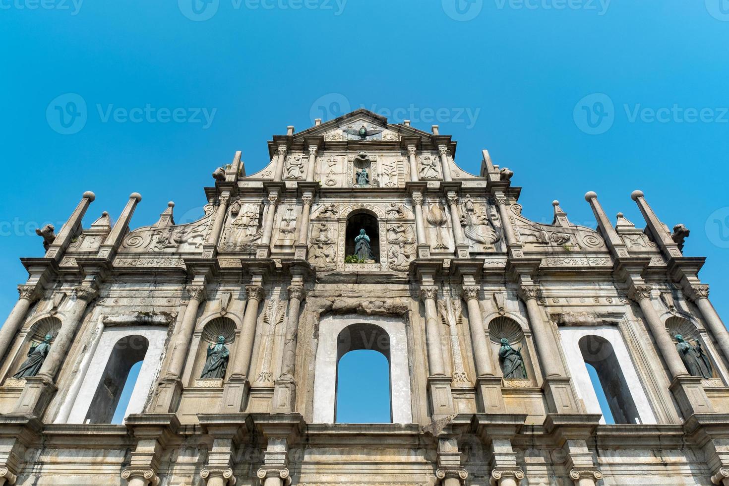 Ruins of St. Paul's Church in Macau photo
