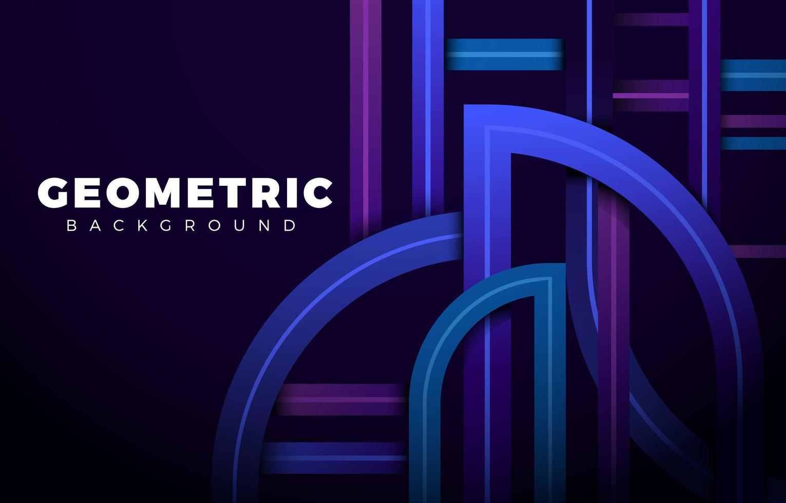 Futuristic Modern Line Geometric Background vector