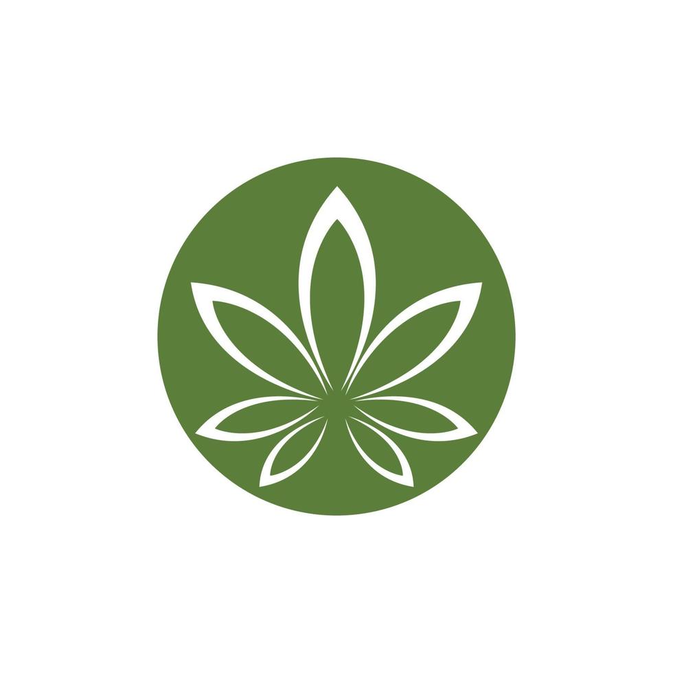 logotipos de la ecología de la hoja del árbol verde vector